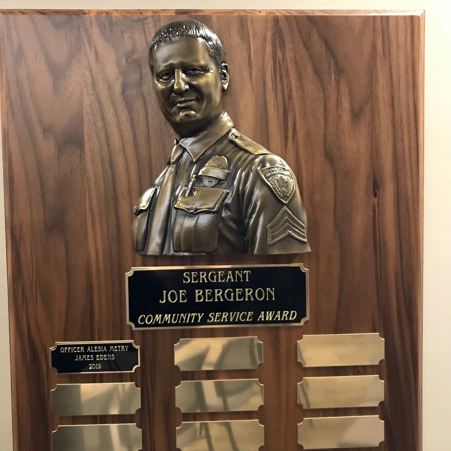 Copper image of fallen officer